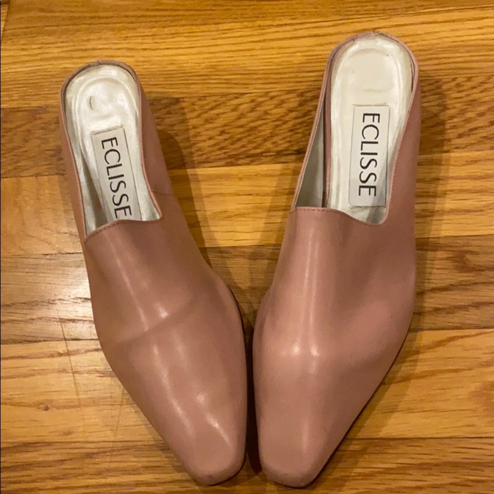 Pink Leather Heels